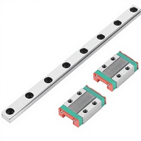 Rail de guidage linéaire MGN9C 150 mm, blocs de rail de 9 mm de largeur, rails techniques pour équipement automatique, charge maximale 3 kg