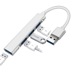 Adaptador USB-C a USB 3.0 de 4 Puertos OEM ZTP-02293002, Aleación de Aluminio, 5Gbps, Alta Velocidad, para Teclado y Ratón de Portátil, en Stock - Product Image 1