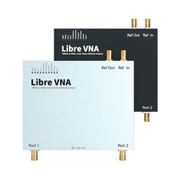 Analizador de Redes Vectoriales USB de 2 Puertos, 100kHz-6GHz, Alta Rango Dinámico, Herramienta de Prueba de Antenas y Circuitos de RF, Color Negro