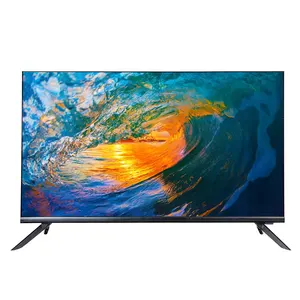 تلفاز ذكي بنظام أندرويد بشاشة مسطحة 43 و50 و65 بوصة فائق الوضوح بتقنية 4K LED وLCD و32 بوصة باللون الأسود من المُصنع الأصلي ومُصنع التصميم الأصلي