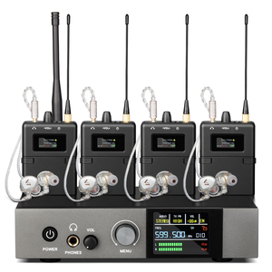 Sistema <span class=keywords><strong>de</strong></span> Monitoreo Inalámbrico Profesional K24 Estéreo UHF XLR, Cancelación <span class=keywords><strong>de</strong></span> Ruido, Monitoreo <span class=keywords><strong>de</strong></span> Ritmo <span class=keywords><strong>de</strong></span> Alta Calidad para Grabación en Escenario - Product Image 2