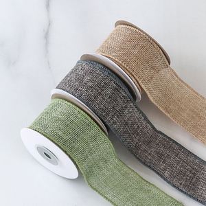 Ruban filé parfait pour la décoration, l'emballage cadeau, les nœuds floraux de mariage, les fournitures de fête de Noël, la décoration de la maison - Product Image 1