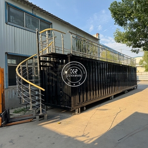 Customize Design Modern Prefab Small Outdoor Bbq Open <b>Container</b> <b>Wine</b> Bar Coffee ShopContainer Cafe Restaurant Food Kiosk - Product Image 2