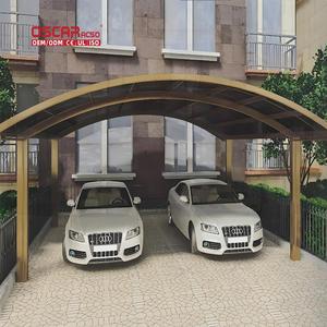 Auvent en alliage d'aluminium avec <span class=keywords><strong>vitrage</strong></span> en polycarbonate pour parking extérieur, allée et jardin - Product Image 1