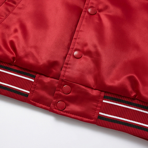 Chaqueta de Satén Personalizada al por Mayor, Chaqueta de Invierno Cortavientos con Logotipo Personalizado, Chaqueta Casual de Satén para Hombre - Product Image 6