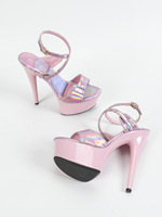 Sandales à plateforme ultra-hautes de 15 cm, chaussures de strip-teaseuse, chaussures de podium, chaussures de pole dance, chaussures femme, sandales à talons hauts pour femmes