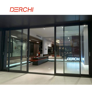 Derchi nfrc as2047 bão bằng chứng tác động 4 bài hát lớn đôi kính nâng nhôm cửa trượt - Product Image 3