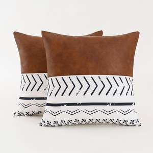 <span class=keywords><strong>Coussin</strong></span> en coton blanc et marron peut être personnalisé oreiller <span class=keywords><strong>lit</strong></span> et canapé <span class=keywords><strong>coussin</strong></span> pratique pour jouer au téléphone portable et regarder la télévision - Product Image 4