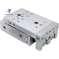 Table coulissante de haute précision MXQ, actionneur pneumatique compact à double guide pour le positionnement linéaire