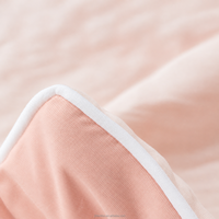 Couverture rose fraîche pour les nuits d'été, en polaire douce avec technologie de refroidissement, tissu respirant et confortable toute la nuit