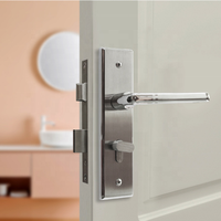 Serrure de panneau intérieure en acier inoxydable 304 Elsafore porte en bois massif, serrure de porte silencieuse domestique