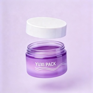 Barattolo in Vetro da 50ml per Crema Viso con Coperchio a Vite, Design Personalizzato, per Crema Idratante e Prodotti per la Cura della Pelle - Product Image 1