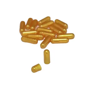 Гексиновые металлические золотые гексиновые Цветные желатиновые капсулы-лучшие фармацевтические Пустые твердые капсулы размера 0 бычьи капсулы заказного цвета