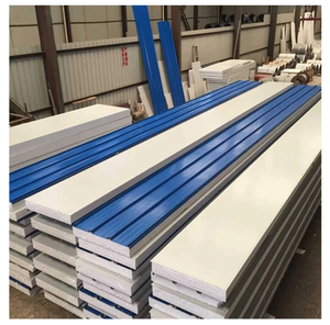 Panneau sandwich en métal PU à montage rapide pour les centres de données modulaires modernes, utilisation en extérieur/entrepôt/chambre froide, résistant au feu et à l'eau - Product Image 5