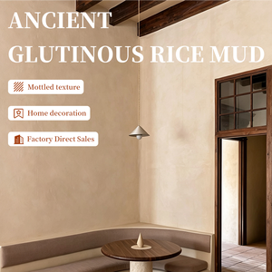 Enduit <span class=keywords><strong>de</strong></span> riz glutineux traditionnel ancien, respirant et régulateur d'humidité, pour la rénovation intérieure des villas, texture naturelle - Product Image 6