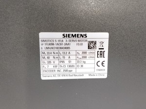 Moteur 1FL6096-1AC61-2AA1 1FL60961AC612AA1 pour PLC - Product Image 2