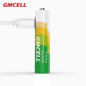 Baterí<span class=keywords><strong>a</strong></span> <span class=keywords><strong>Recargable</strong></span> de Litio GMCELL AAA de 1.5V y 750mWh, Baterías de Iones de Litio de Alta Capacidad con Cable de Carga USB - Product Image 3