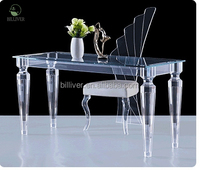 Braut Esstisch Transparente Acryl Tische Mode Clear Events Hochzeits feier Bankett runden Plastik tisch