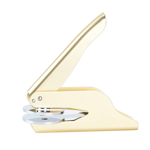 Tùy chỉnh thép không gỉ con dấu embosser, cầm tay dập nổi tem, cho sách, phong bì, khăn ăn - Product Image 5