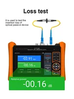 Harga pabrik OEM sistem Android OTDR/IP/AHD/CVI/TVI/VFL/OPM dalam satu penguji serat optik dengan 1310/1550nm 28/26dB 100KM
