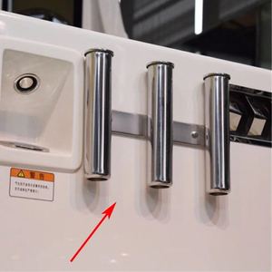 Usine directe en acier inoxydable 2-8 Tubes <span class=keywords><strong>support</strong></span> de <span class=keywords><strong>canne</strong></span> à pêche pour bateau Marine Kayak Yacht matériel marin - Product Image 3