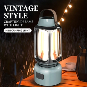 <span class=keywords><strong>Linterna</strong></span> LED Portátil Mini Retro para Camping, Recargable, Impermeable IPX4, Luz de Ambiente para Tiendas de Campaña, para Exteriores y Regalos - Product Image 2