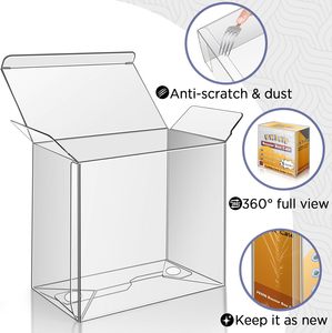 Wholesale Custom Clear PET Eco-Friendly Booster <b>Box</b> Protect Case for TCG <b>Display</b> - Product Image 2