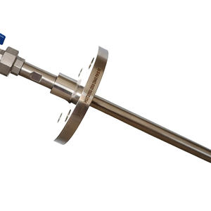 หน้าแปลนเตาหลอมโลหะทนความร้อน Pt100เทอร์โมคัปเปิลประเภทข้อศอกหุ้มเกราะสเตนเลส <span class=keywords><strong>wrn</strong></span> wrnb J E T - Product Image 3