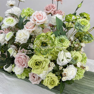 Arrangements floraux en soie écologiques de fleurs artificielles d'eucalyptus, verdure et feuilles pour la location de fêtes de mariage, de remises de diplômes et de Pâques - Product Image 6