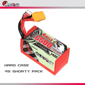 CODDAR เคสแบตเตอรี่ LiPo สำหรับรถยนต์,รุ่น4S 6500MAH HV 15.2V 140C XT90 Wtih Cabled 4S แบบขาสั้นแบตเตอรี่ RC สำหรับ1/8 1/10 RC - Product Image 5