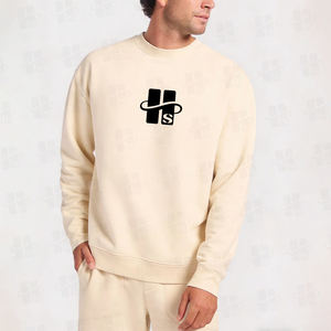 Fabricante de Sudaderas con Capucha, Sudadera Gruesa de Alta Calidad, de Algodón y Felpa, Cuello Redondo, Personalizada con Bordado, Sudadera Gráfica para Hombre - Product Image 2