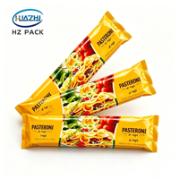 Sachet à soufflets latéraux personnalisé de qualité alimentaire pour l'emballage de nouilles, udon, spaghetti, pâtes, farine, poudre, vermicelles, baguettes de pain et aliments secs