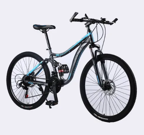 MTB mountain bike Soft tail frame 24 26 inch Double disc brake Spring fork adult bicycle indoor cycle sport bikes