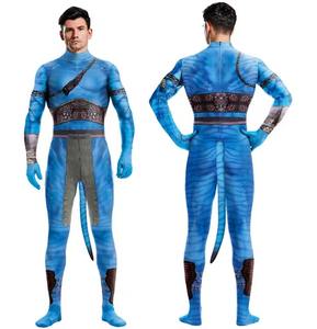 Disfraz de Cosplay de <span class=keywords><strong>Avatar</strong></span>, Traje de Carnaval con Temática de Película, Impresión Digital 3D, Traje Elástico Zentai para Mascotas, Catsuit de Purim, Bodysuits - Product Image 3