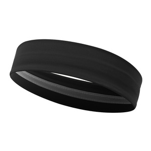 Chinlo spandex Absorbe la humedad y bandas elásticas para el cabello de secado rápido con tira antideslizante Tiras de silicona Diadema deportiva - Product Image 2