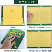 Vente chaude Jetable Souris Souris Rat Piège Colle Tampon Collant Planches Souris Pièges À Souris Pour La Maison
