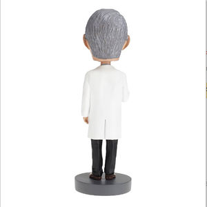 رأس مزيّنة بالزركشة مخصصة راتينج طبيب تمثال بوبلهيد - Product Image 2