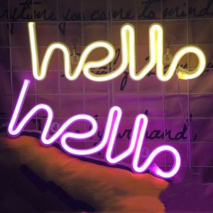 Vente flash Articles de fête Lumière LED de nuit avec alimentation USB Enseignes lumineuses néon pour décoration murale Mariage Anniversaire Fête Chambre Bar Boutique - Product Image 5