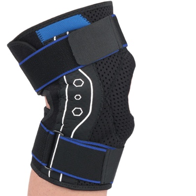 Регулируемая опора для колена с шарнирным шарниром, гелевая Подушка для коленной чашечки, боковые стабилизаторы, профессиональная поддержка для коленного сустава