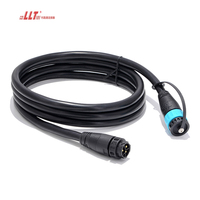 Cable Eléctrico para Exteriores de 3 Pines LLT, Impermeable IP67, Automotriz, PA66, Conector M19