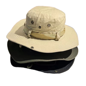 Men's Quality Camouflage Bucket Hat Sun Protection Casual Travel <strong>Panama</strong> Cap for Outdoor Sports and Climbing Adults - Product Image 2