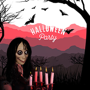 Masques de déguisement Effrayant <span class=keywords><strong>Momo</strong></span> Effrayant Halloween Réutilisable Horreur Cosplay <span class=keywords><strong>Masque</strong></span> en latex avec impression Habiller pour les fêtes d'adultes - Product Image 6