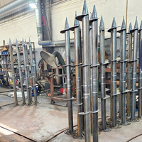 Anclaje Helicoidal de Acero al Carbono Q235, Anticorrosión, Galvanizado, Cabeza Hexagonal, Rosca M12, Capacidad 3.2-130KN, Acabado TiCN, PV, en Pulgadas