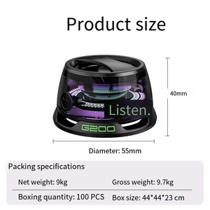 Haut-parleur audio sans fil magnétique MQ G200, système de son portable d'extérieur avec basses puissantes, lumière RGB, son fort, <span class=keywords><strong>mini</strong></span>, rechargeable - Product Image 4