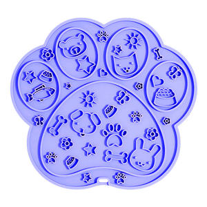 Al por mayor Tapete de silicona cuadrado sólido para lamer para perros, divertido, anti-ahogo, anti-derrame, comedero lento con ventosa, ecológico para mascotas, IPX5 - Product Image 1