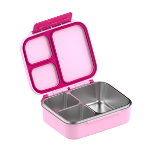 Lonchera Infantil Personalizable de <span class=keywords><strong>Caperucita</strong></span> <span class=keywords><strong>Roja</strong></span>, Portátil, de Acero Inoxidable con 3 Compartimentos, Hermética - Product Image 4
