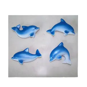 Resin dolphin fridge magnet beach souvenir