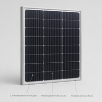 Panneau solaire monocristallin PERC 230W, module photovoltaïque à contour irrégulier, aérateur pour bassin d'aquaculture, exportation Chine