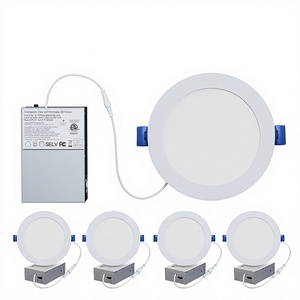 Nuevo <span class=keywords><strong>Panel</strong></span> de Luz LED Empotrable Redondo, Delgado, de Brillo Comercial, 18w 12w 9w - Product Image 1