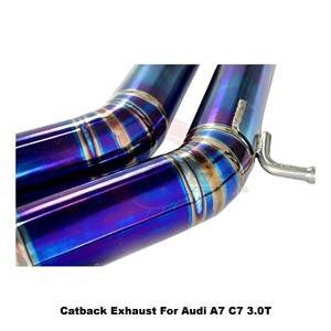 ท่อไอเสียไทเทเนียม Vortex Performance สำหรับ Audi A7 C7 3.0T ปี 2010-2018 พร้อมวาล์วสุญญากาศ ชุด Catback Tuning Muffler - Product Image 5